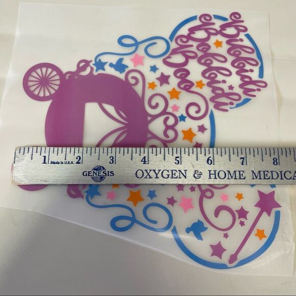 Bibbidi-Bobbidi-Boo Iron On HTV Heat Transfer Vinyl Decal​ - Picture 3 of 7